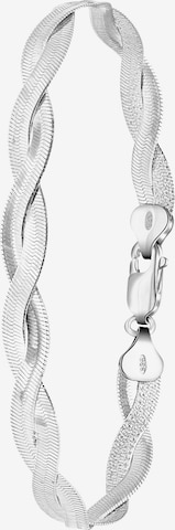 Lucardi Bracelet 'Basic' in Silver: front