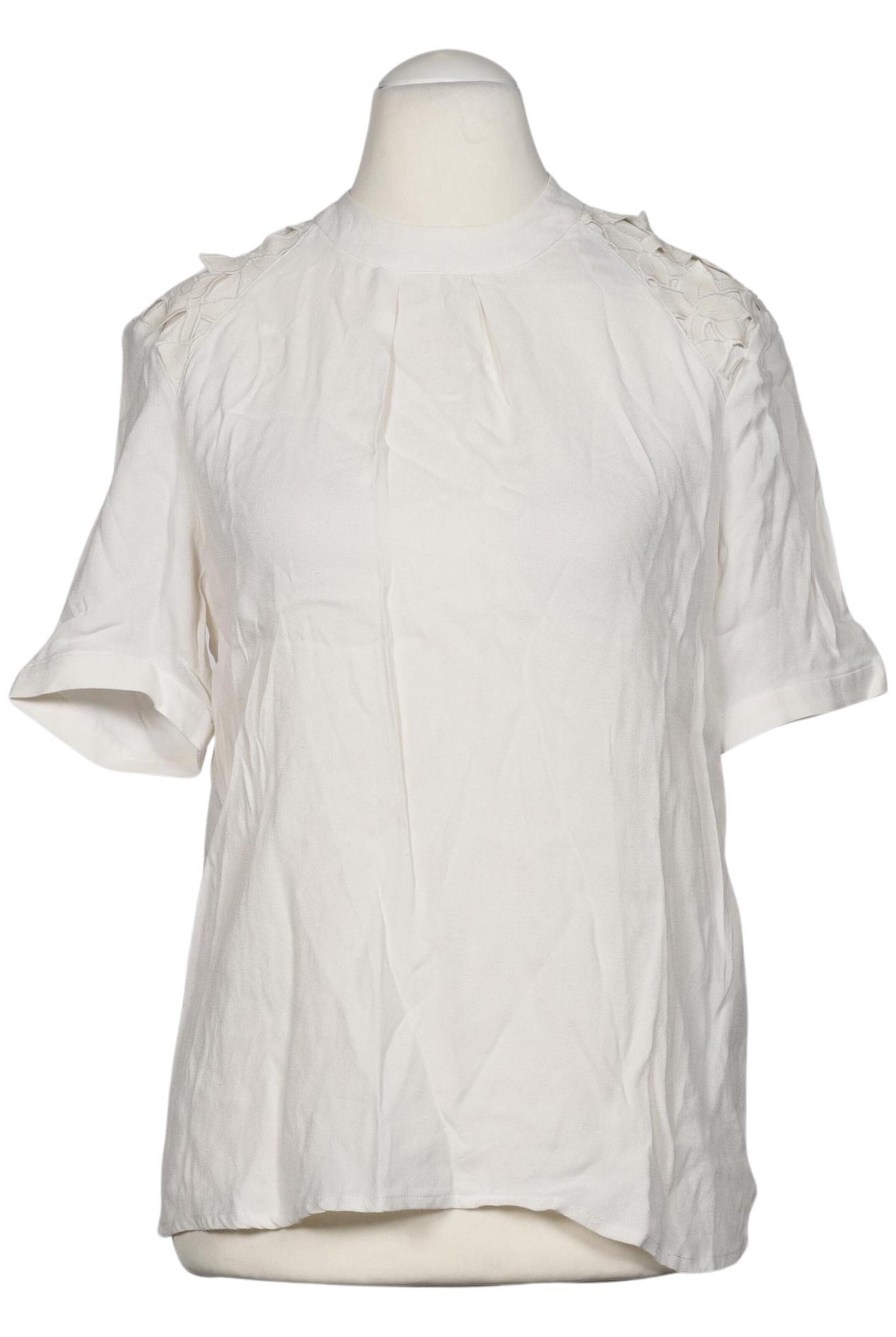 Kaviar Gauche Bluse M in Weiß: Vorderseite