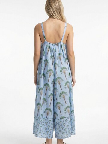 Tuta jumpsuit 'Tropical Paradise Jumpsuit' di Shop Karey in blu