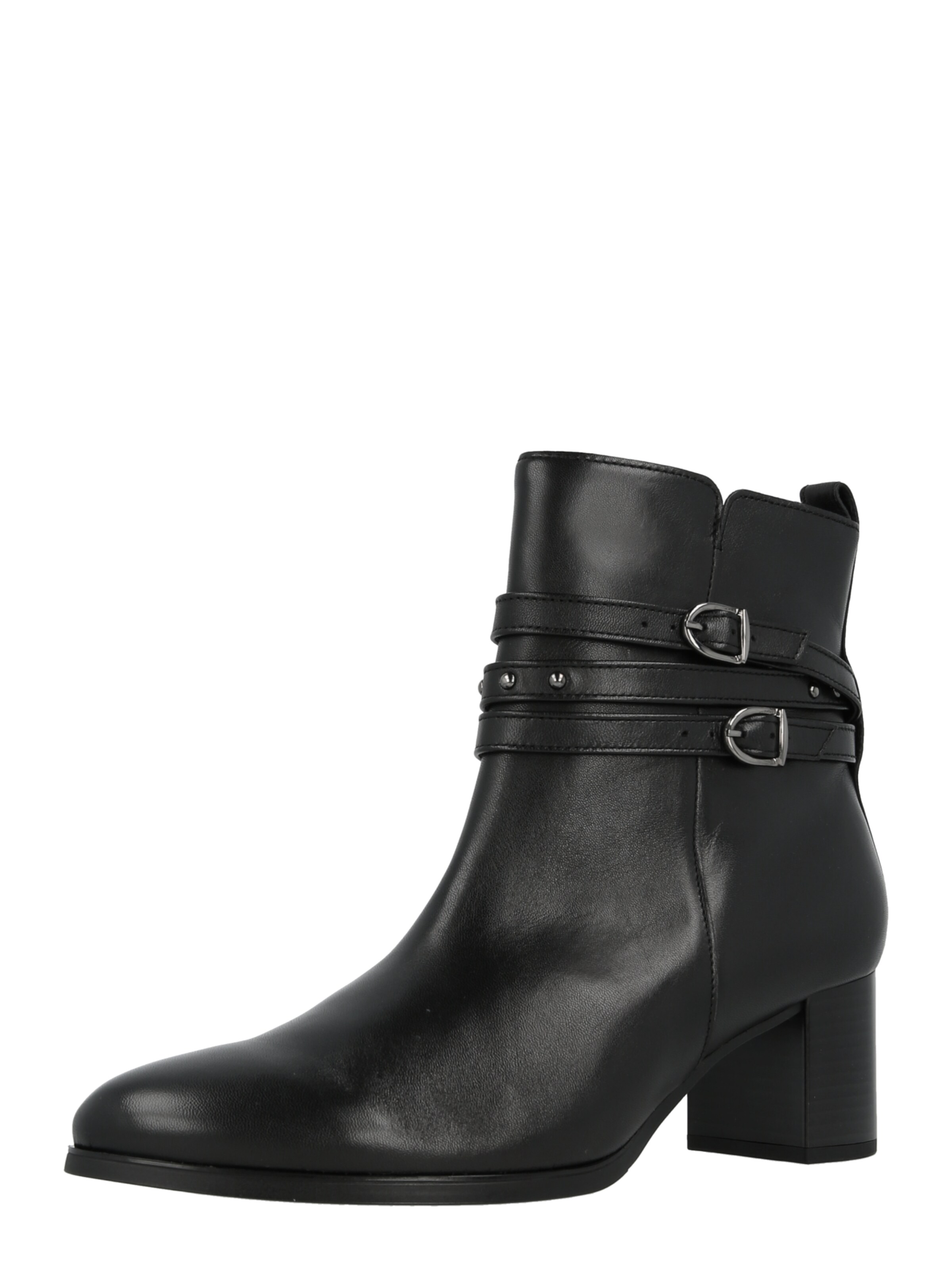 GABOR Къси ботуши в черно: отпред