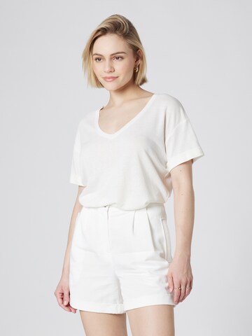 Guido Maria Kretschmer Women Тениска 'Elanor' в бяло: отпред