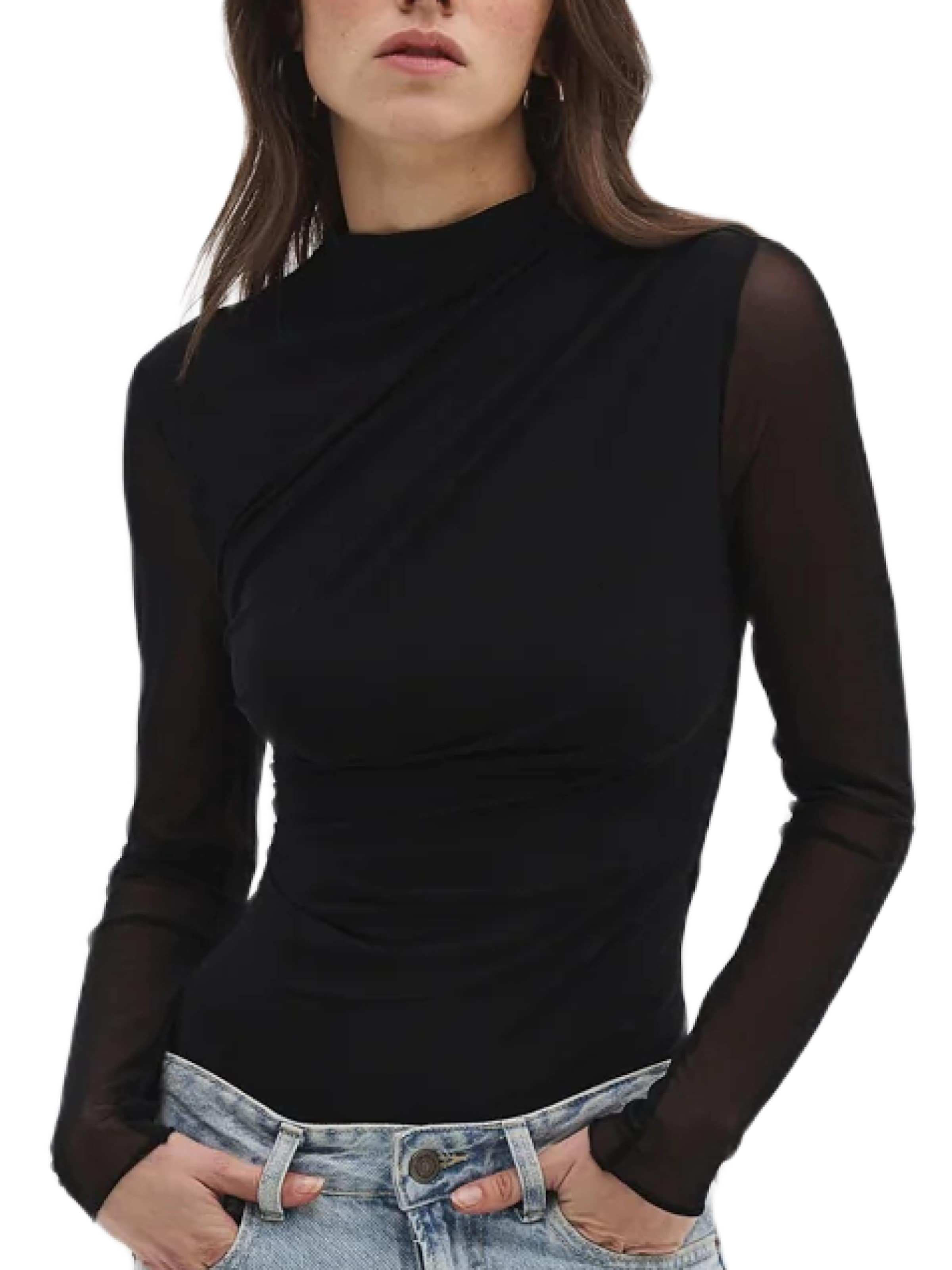 No Matter What Blouse body in Zwart