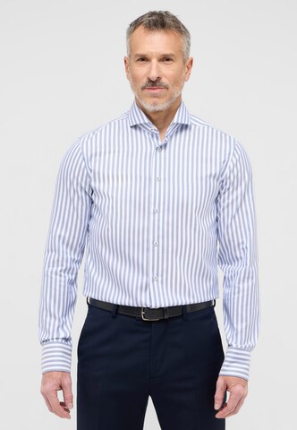 ETERNA Slim fit Business shirt in Blue: front