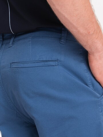 Regular Pantalon chino 'W243' Ombre en bleu