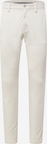 s.Oliver - Slimfit Pantalón chino 'Austin' en blanco: frente