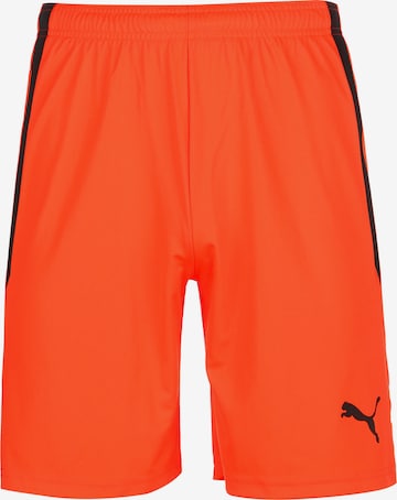 PUMA Workout Pants 'TeamLiga' in Red: front