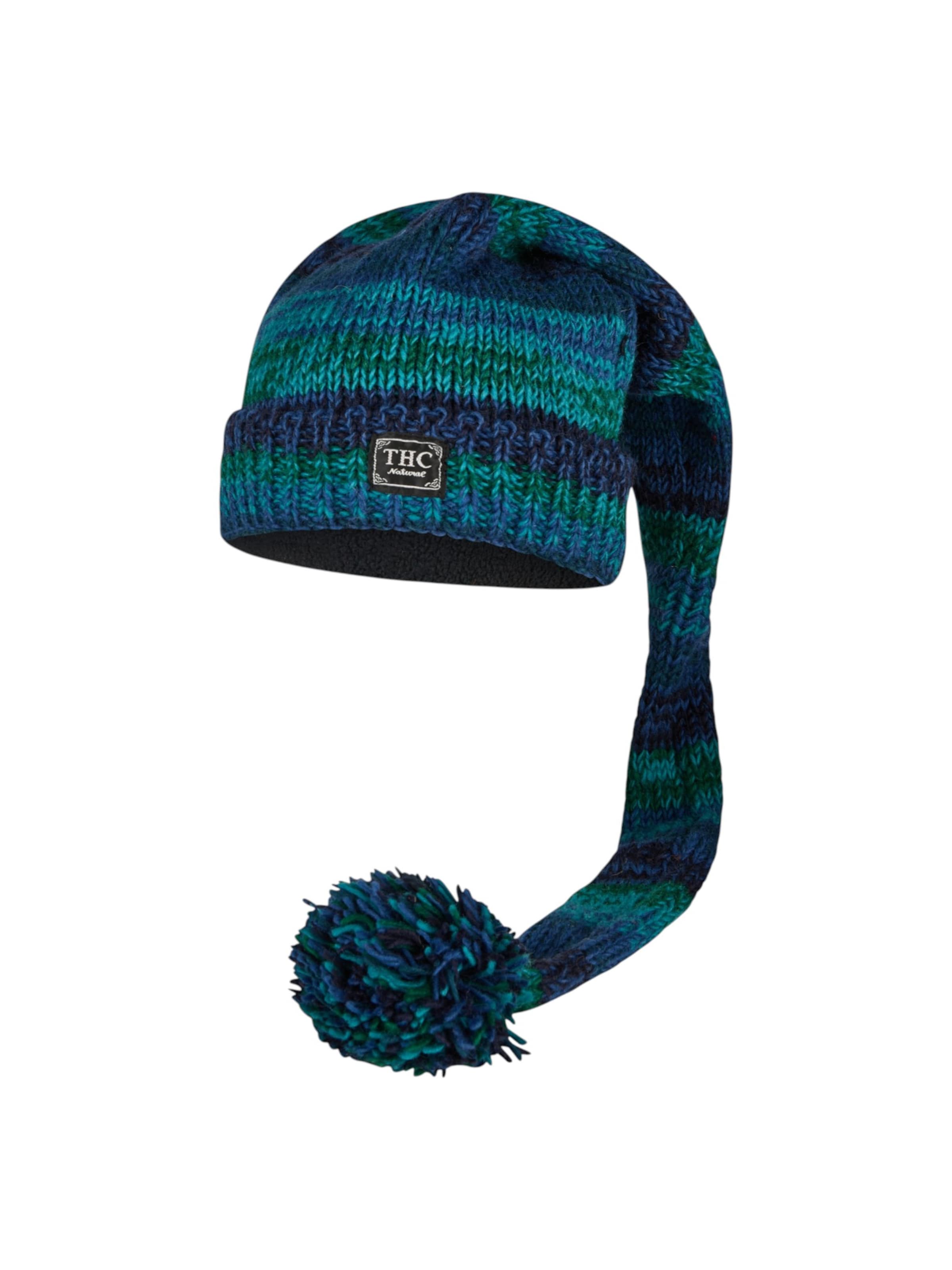 THC Natural Line Beanie 'THC  806' in Mixed colors: front