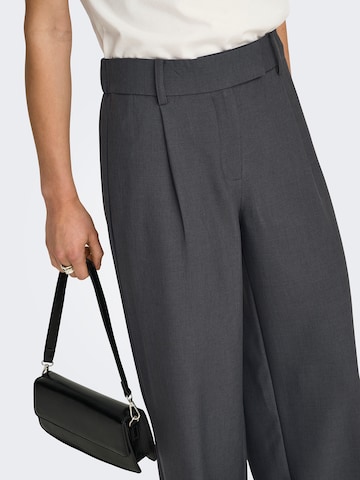 ONLY Wide Leg Hose 'ONLLinda' in Grau