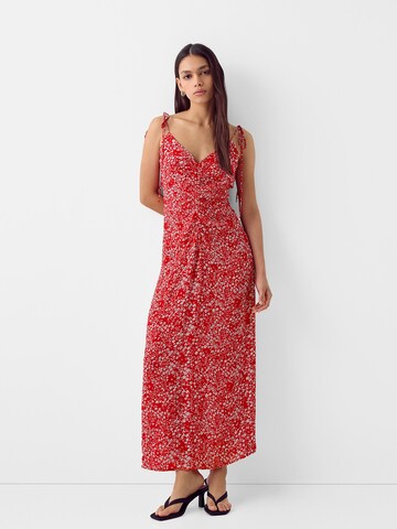 Bershka Kleid in Rot: predná strana