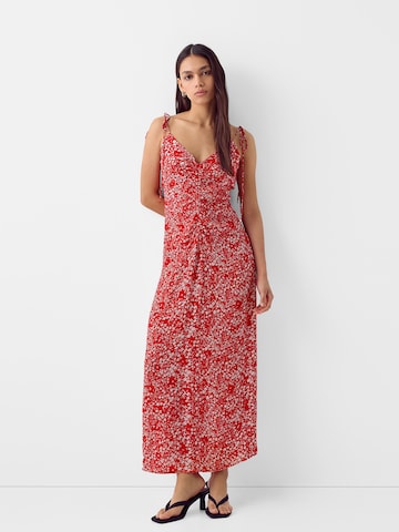 Bershka Dress in Red: front