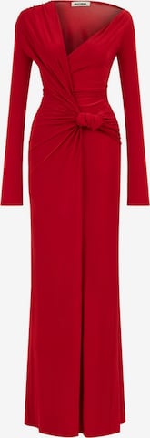 NOCTURNE Obleka | rdeča barva: sprednja stran