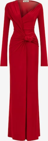 NOCTURNE - Vestido en rojo: frente