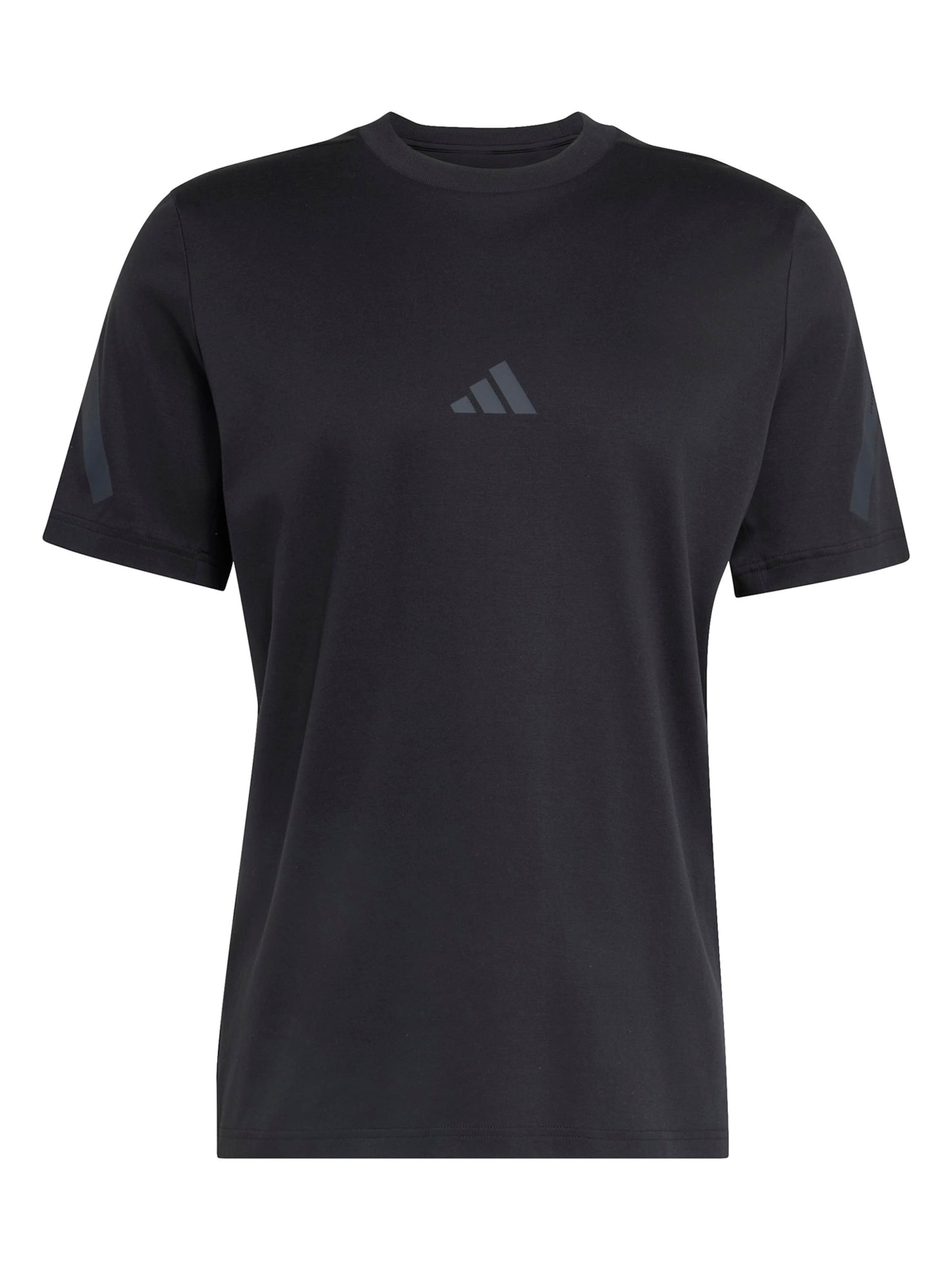 ADIDAS SPORTSWEAR - Camisa funcionais em preto: frente