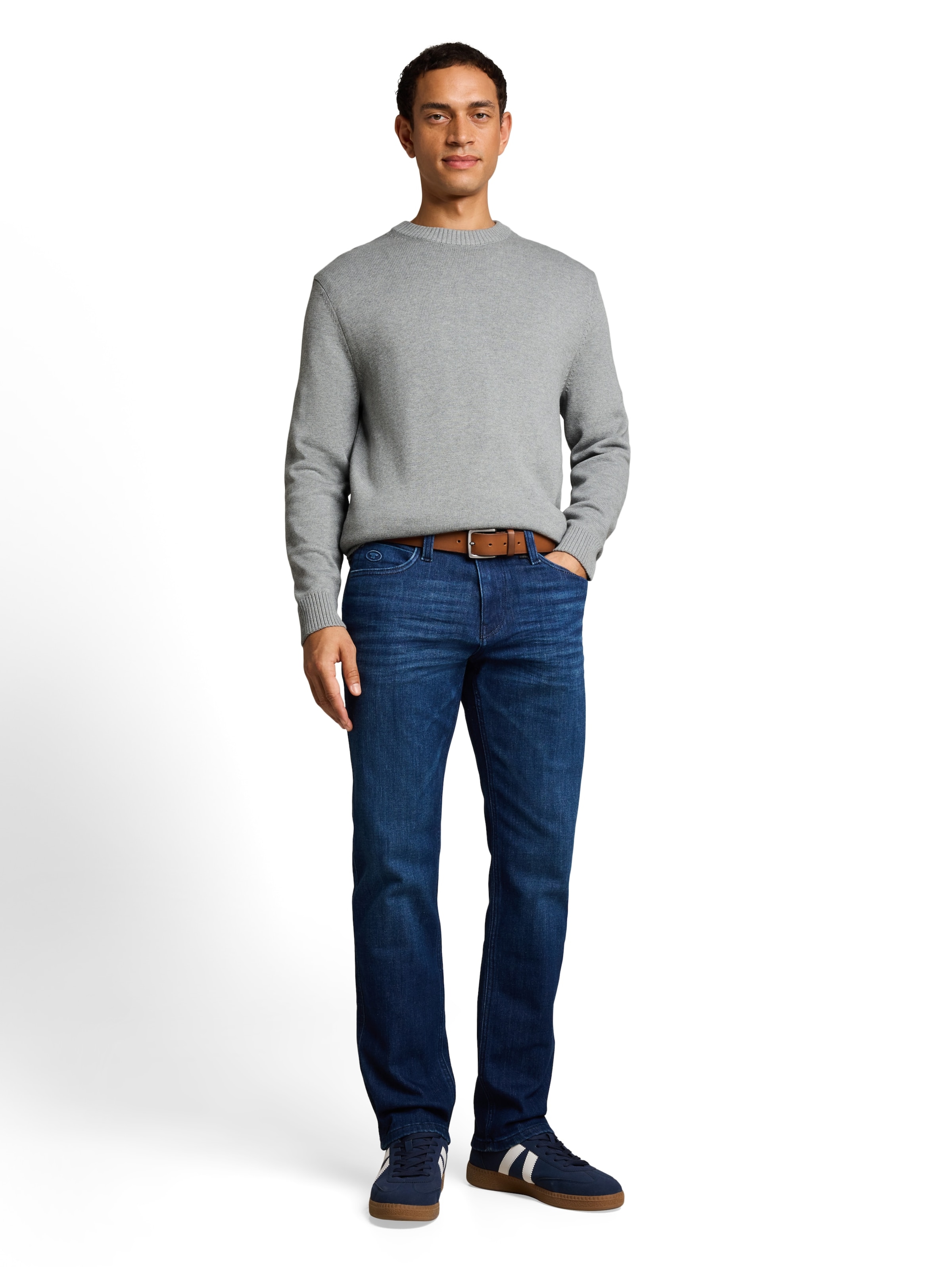 TOM TAILOR Pullover in Grau: Vorderseite