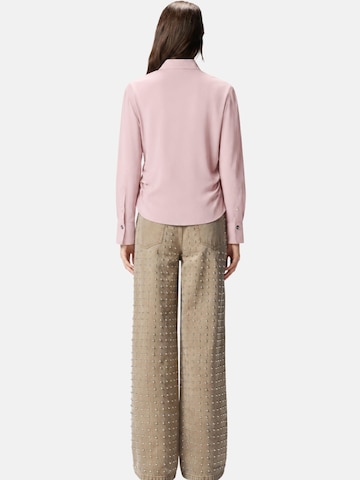 PINKO Shirt 'PINKO CIMBIDIO CAMICIA CRESPO FLUIDO CAMICIA' in Pink