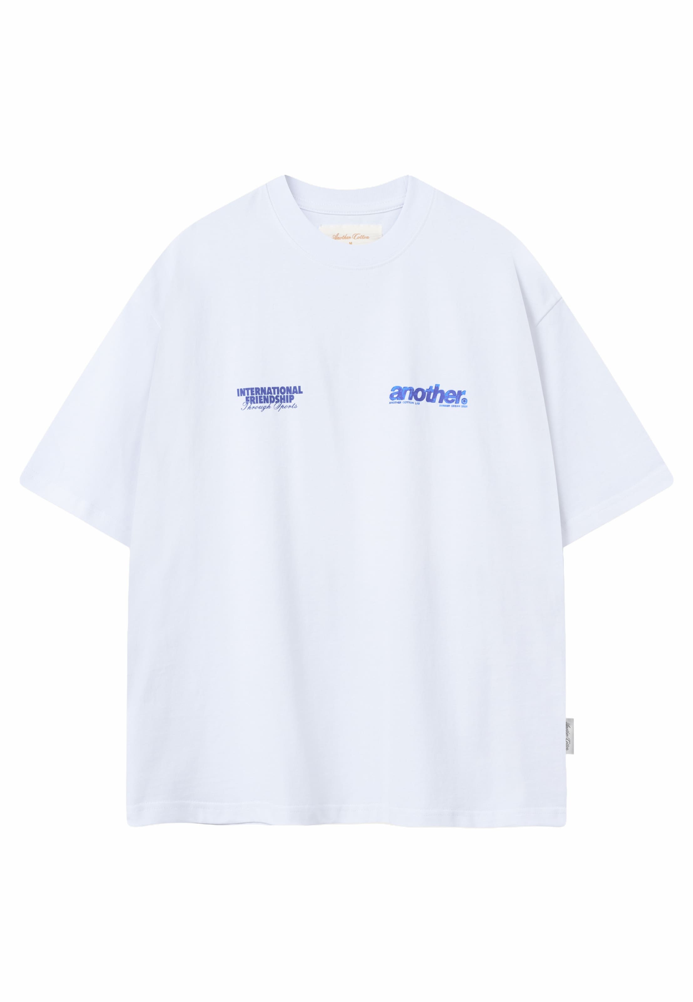 Another Cotton Lab Shirt 'International Friendship' in L in Blue / Light blue / Black / White, Item view