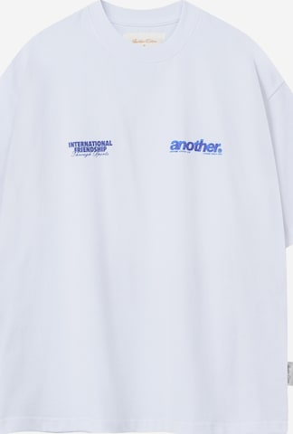 T-Shirt 'International Friendship' Another Cotton Lab en blanc : devant