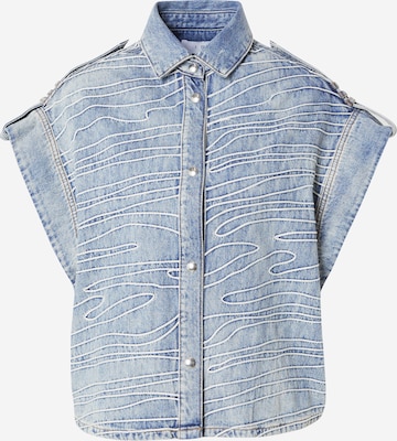 IRO Liivi värissä sininen: etupuoli