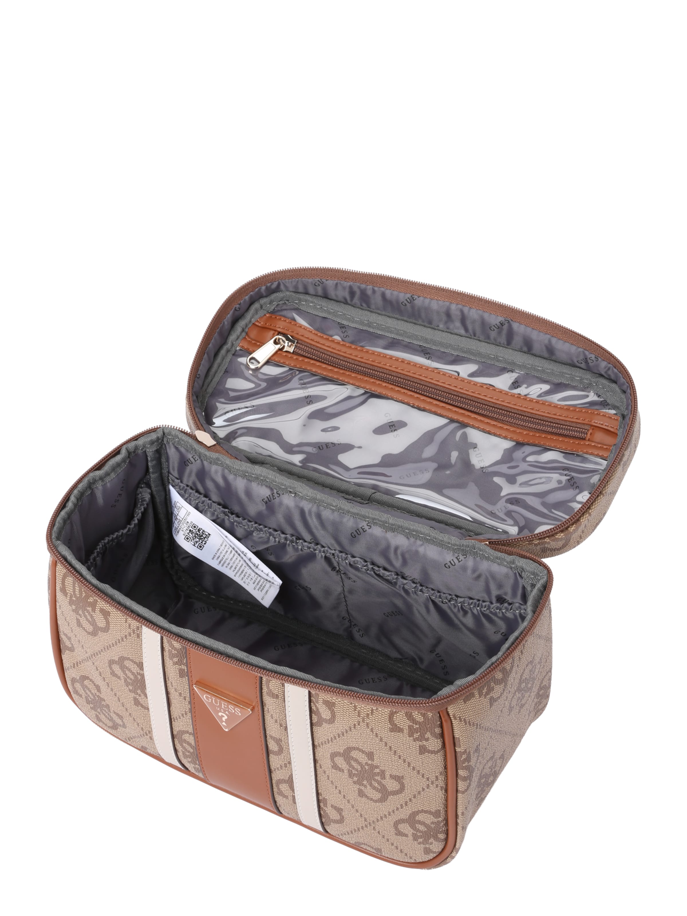 GUESS Toaletna torbica 'ERENIA' | rjava barva