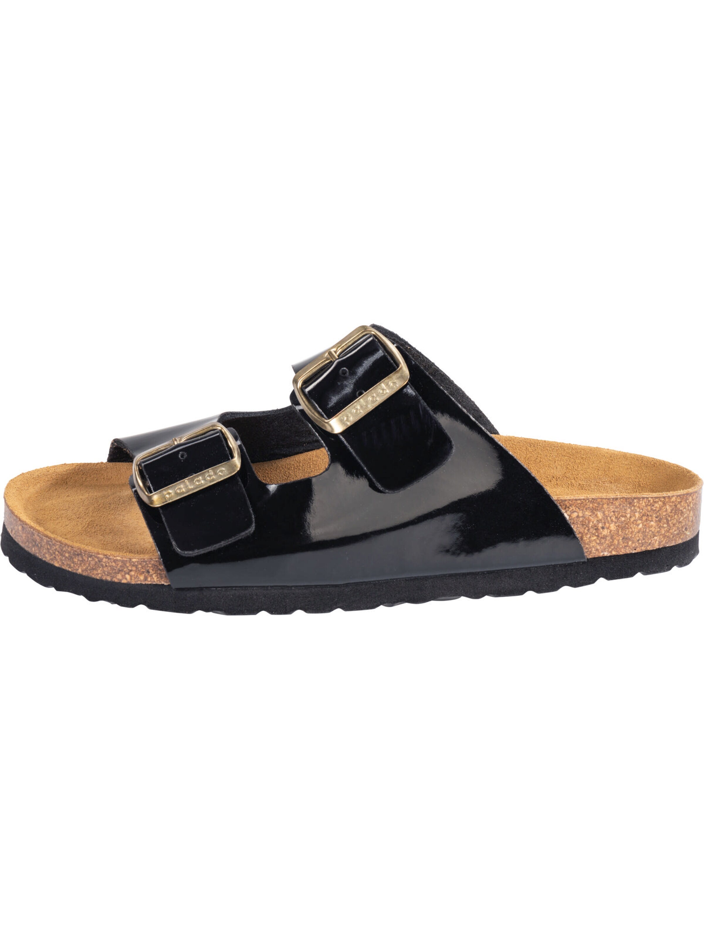 Palado Pantolette 'Palado Korfu Lack'‌‌‌‌‌‌‌ in Schwarz