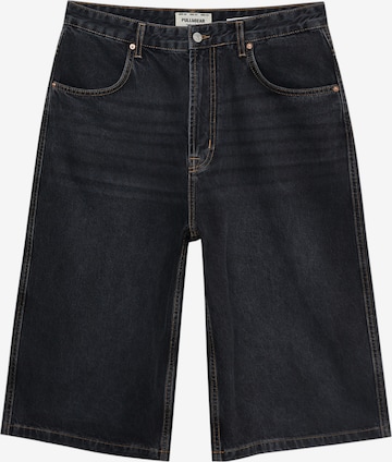 Pull&Bear Szeroka nogawka Jeansy w kolorze szary: przód