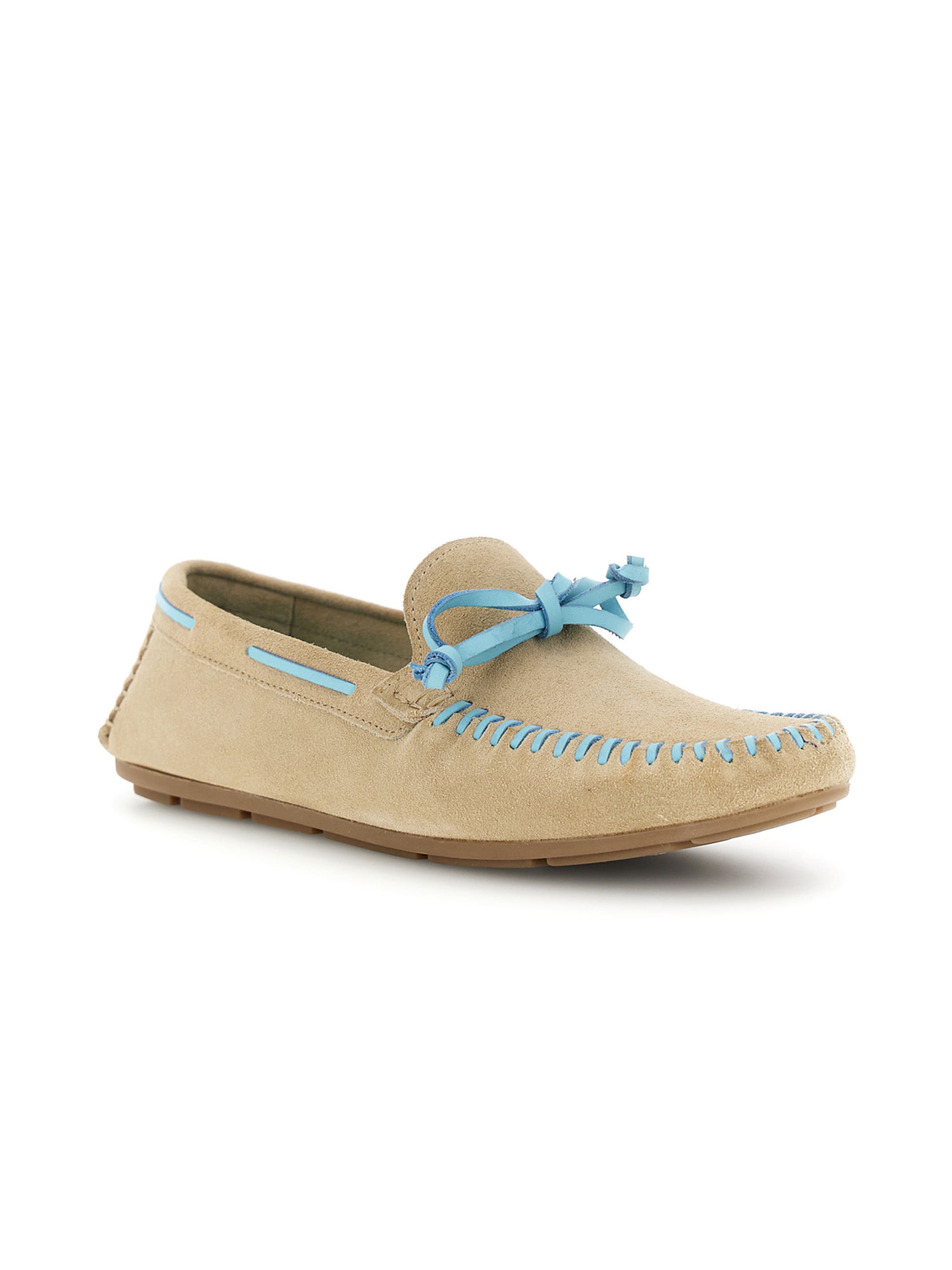 CAFè NOIR Moccasin in Beige: front