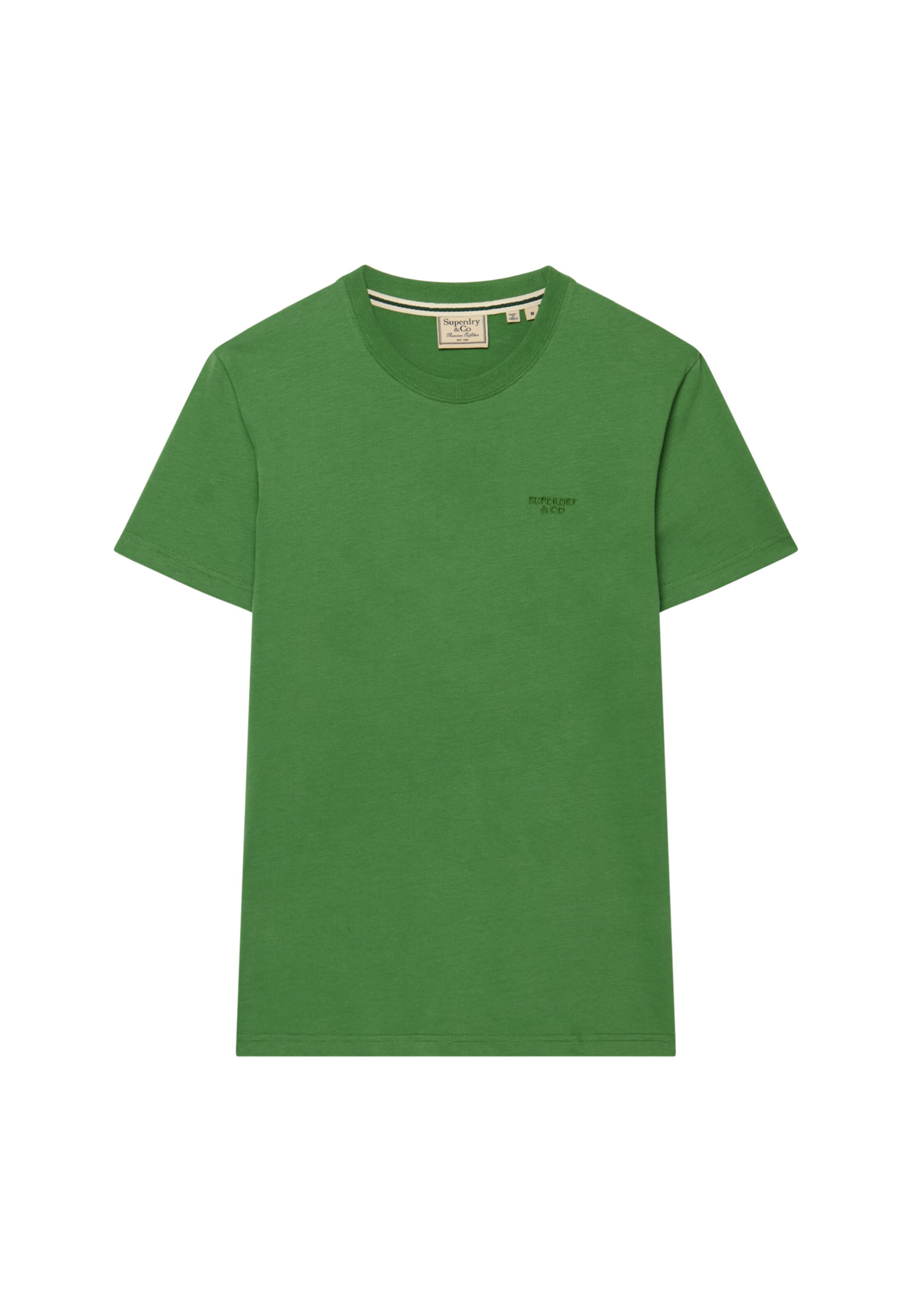 T-Shirt 'Essential' Superdry & Co en vert : devant