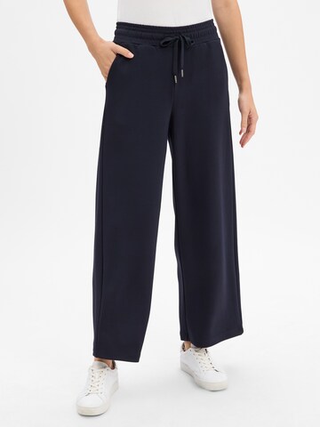 Soyaconcept Wide leg Broek in Blauw: voorkant