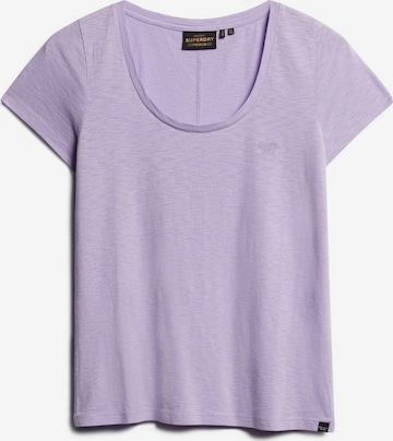 T-shirt Superdry en violet : devant