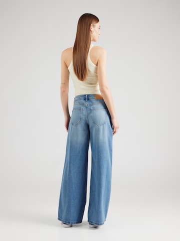 Noisy may Wide leg Jeans in Blauw