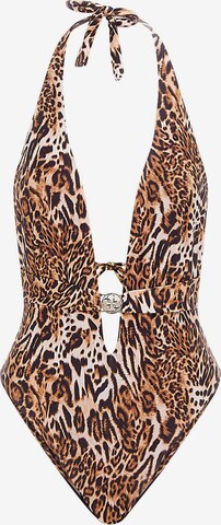 GUESS Bralette Swimsuit in Mixed colors: front