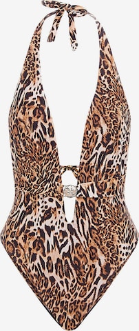 GUESS Bralette Swimsuit in Mixed colors: front