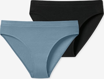 SCHIESSER Rioslip ' Feinripp - Pure Rib ' in Blau: predná strana