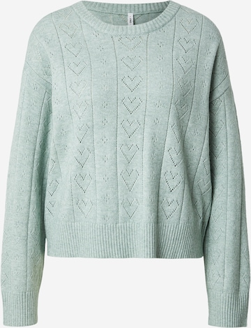 ONLY Pulover 'ONLPAINT' | zelena barva: sprednja stran