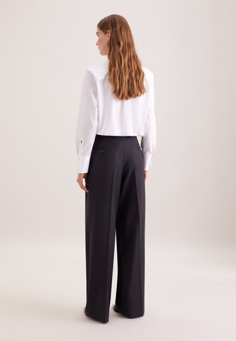 Regular Pantalon à plis SEIDENSTICKER en bleu