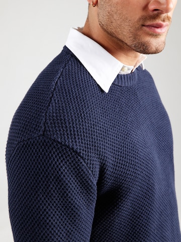 SELECTED HOMME Pullover 'SLHHENNY' in Blau