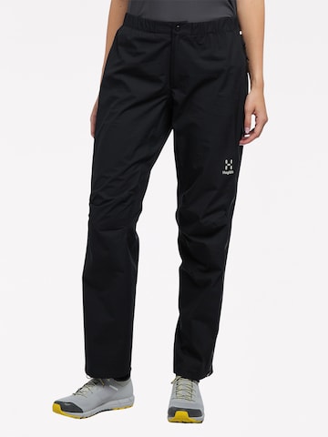 Haglöfs Regular Outdoor Pants 'L.I.M' in Black: front