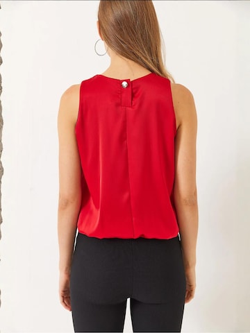 Chemisier Bianco Lucci en rouge