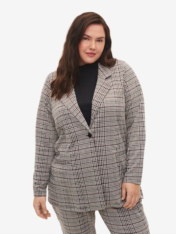 Zizzi - Blazer 'MADDISON' en beige: frente