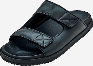 EDITED Mules 'Hennie' in Black: front