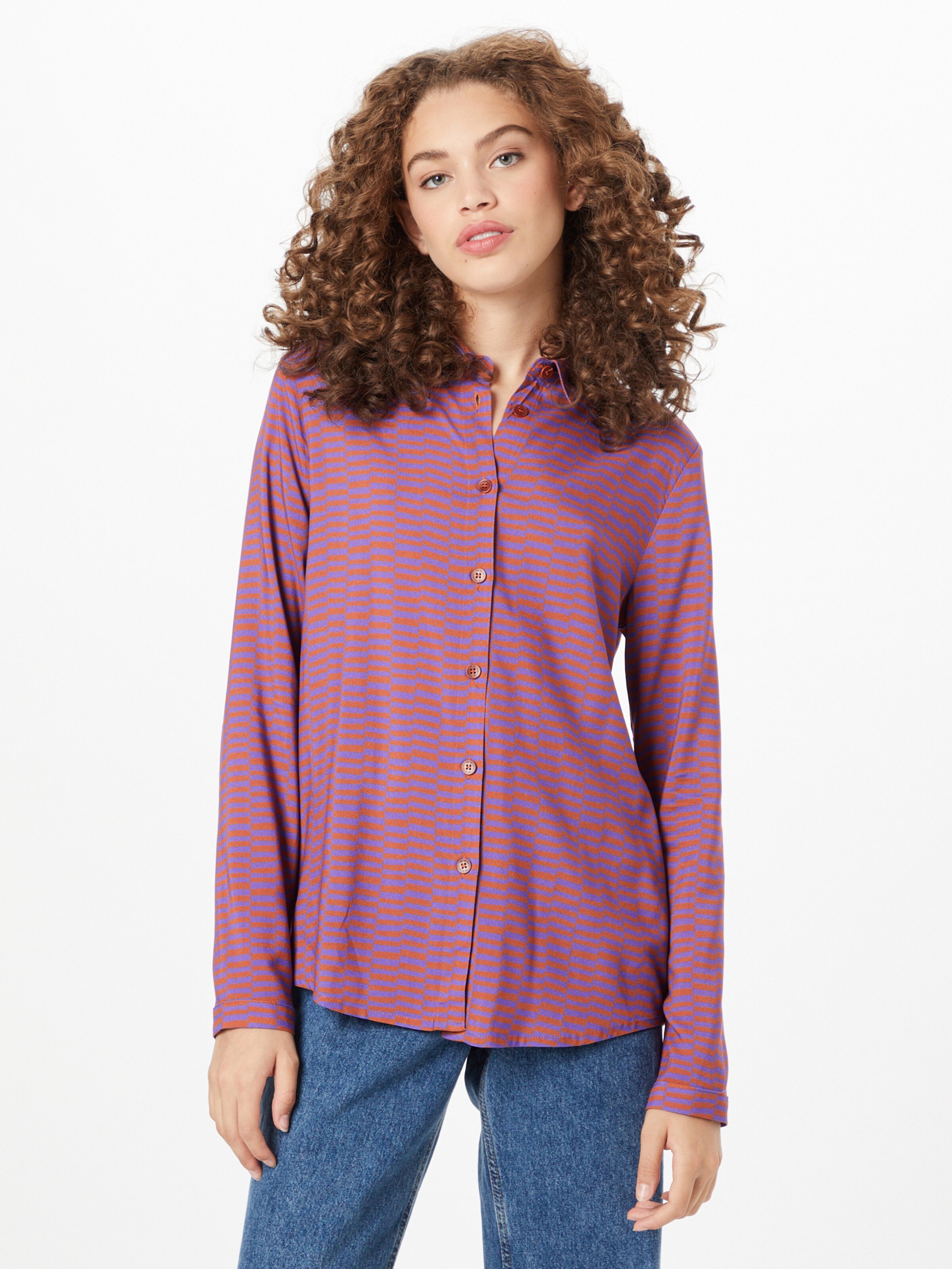 Camicia di Thinking Mu in Marrone Donna Abbigliamento da T-shirt e top da Camicie 