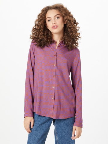 Camicia da donna di Thinking MU in lilla: frontale