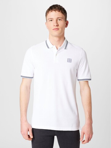 bugatti Poloshirt in Weiß: predná strana