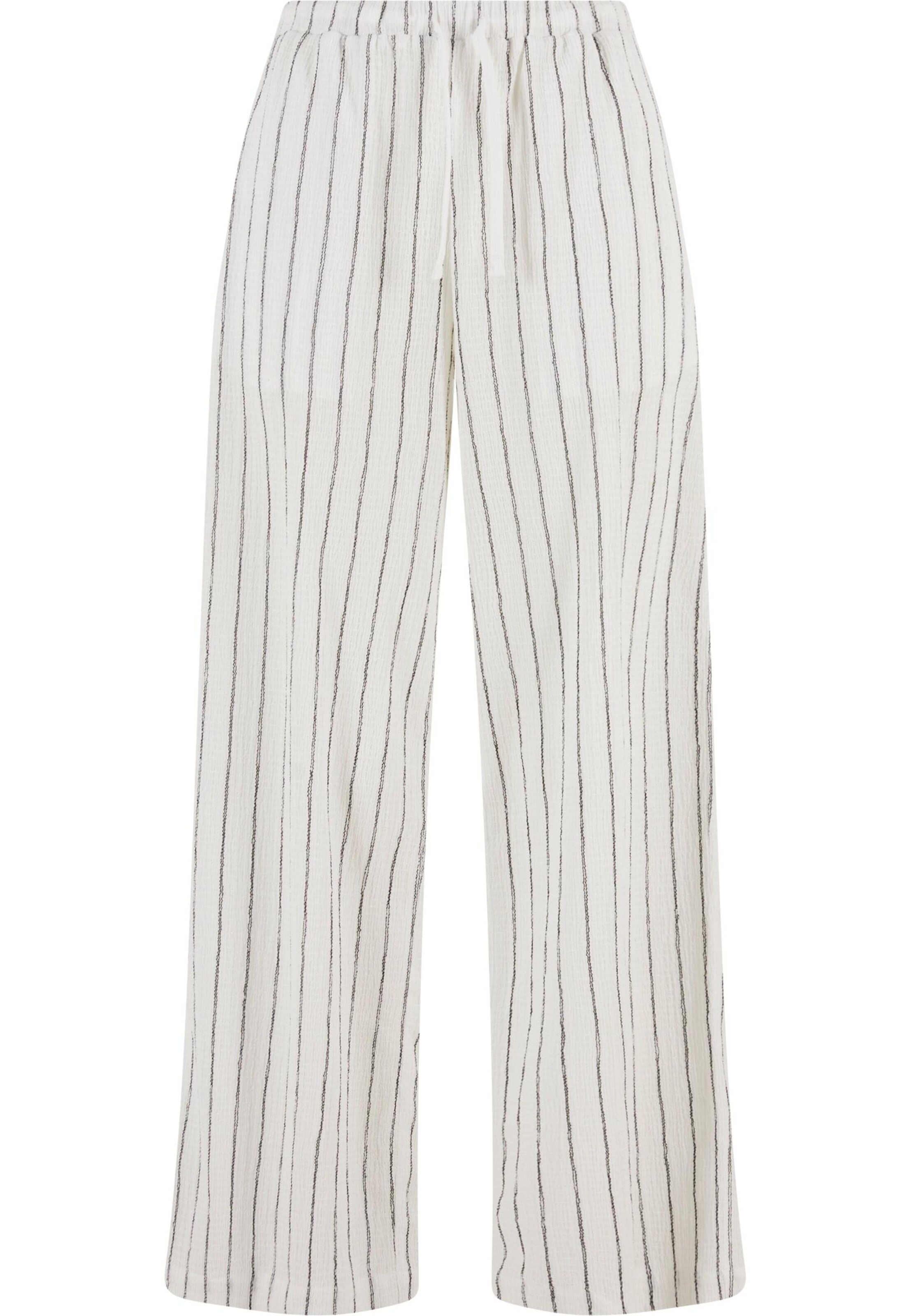 Loosefit Pantaloni di Urban Classics in bianco: frontale