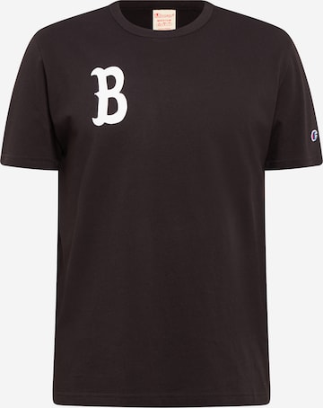 Coupe regular T-Shirt Champion Reverse Weave en noir : devant