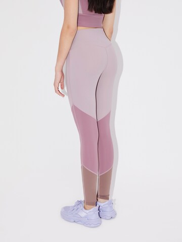 Skinny Pantaloni sportivi 'Viola' di LeGer by Lena Gercke in lilla