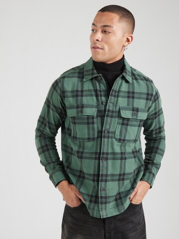 Only & Sons - Ajuste confortable Camisa 'ONSOLIVER' en verde: frente