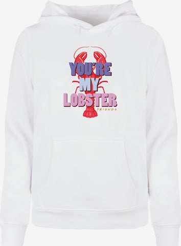 ABSOLUTE CULT Sweatshirt 'Friends - My Lobster' in Wit: voorkant