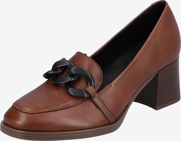 REMONTE Classic Flats ' D0V00 ' in Brown: front