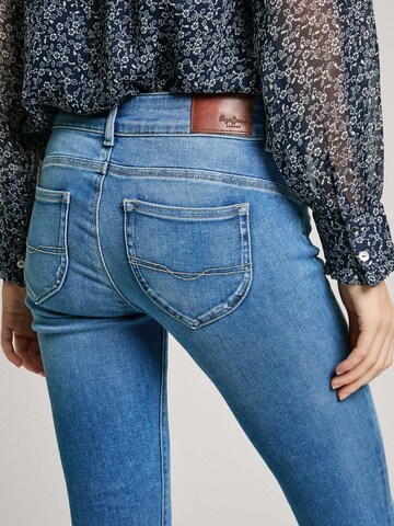 Pepe Jeans Slimfit Jeans 'New Brooke' in Blauw
